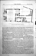 Old Plan St Marks Schools Liverpool Geometric Style T Barry Arch 1854 Victorian