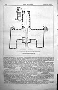 Antique Print Nottingham Warehouse Ground Plan Stoney Street Hine Arch 1854