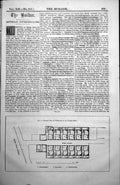 Antique Old Print Ground Plan Wild Court Front Garret Gutter Soil Slops 1854