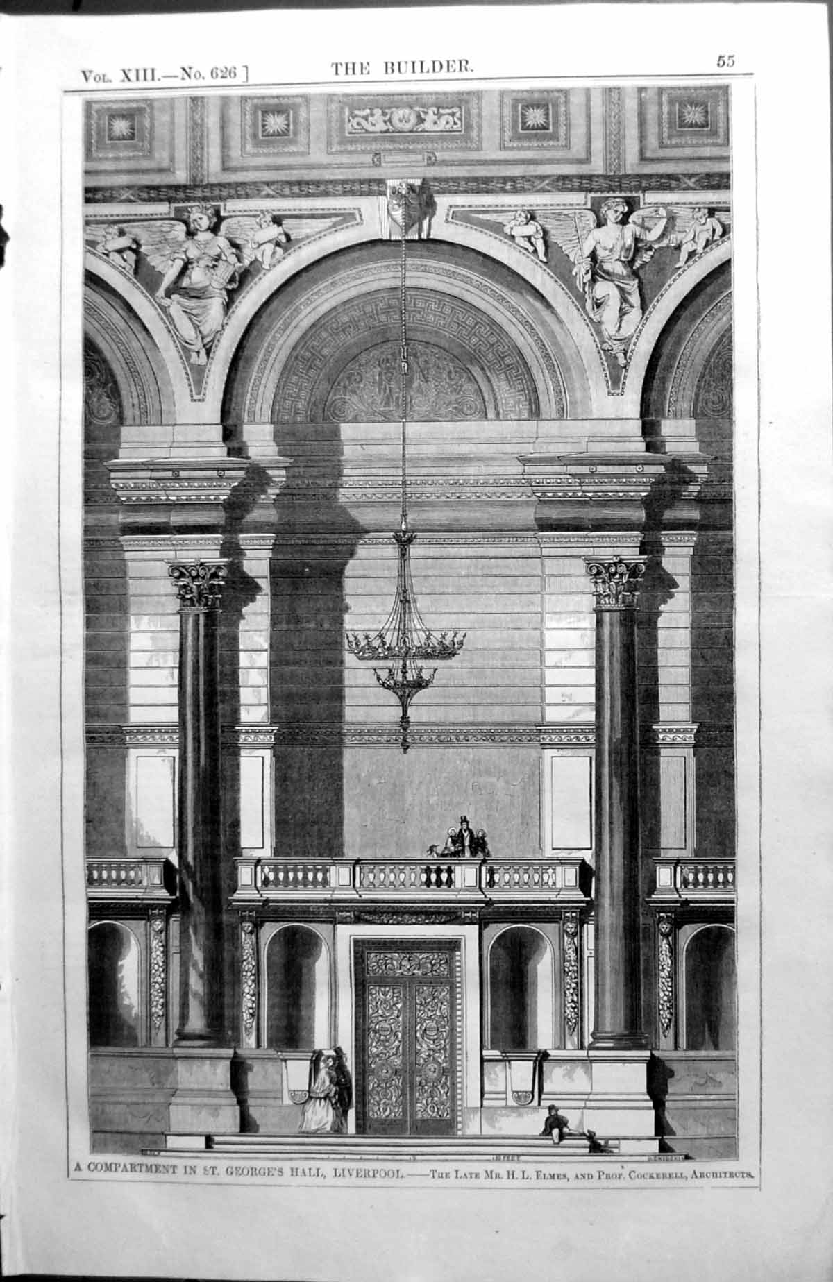 Old Compartment St. George'S Hall Liverpool Elmes Cockerell Architect