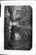 Antique Old Print Crypt Chapter House Westminster Architecture 1855 Builder