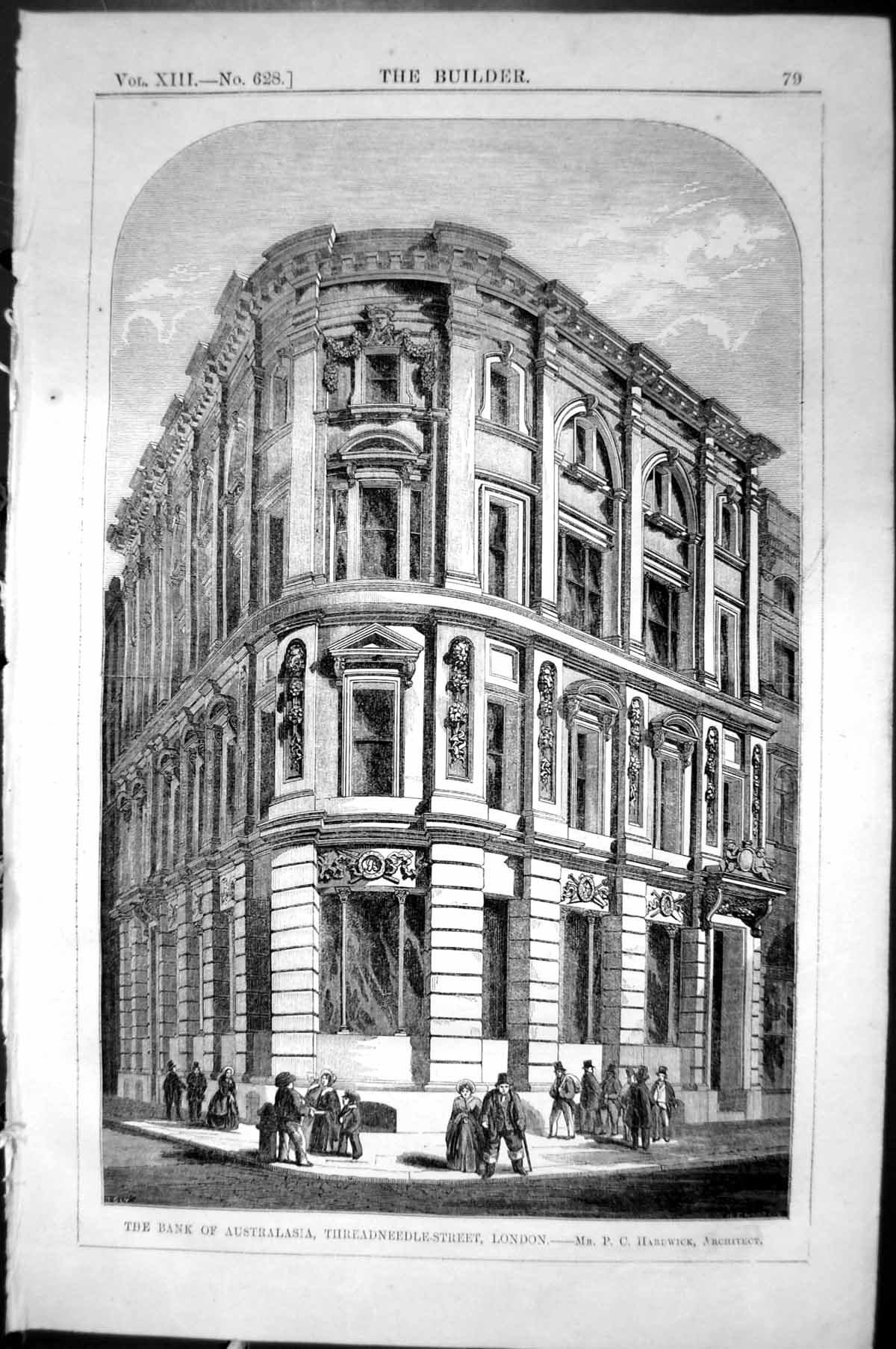 Old Bank Australasia Threadneedle Street London Hardwick Architecture