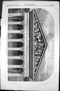 Old Print Pediment St. George'S Hall Liverpool Architecture 1855 Builder 19th