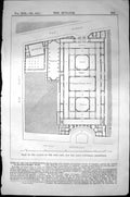 Old Plan Palace Fine Arts Paris Universal Exhibition Architecture 185 Victorian