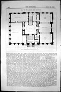 Old Plan Carlton Club House Pall Mall London England Architecture 185 Victorian