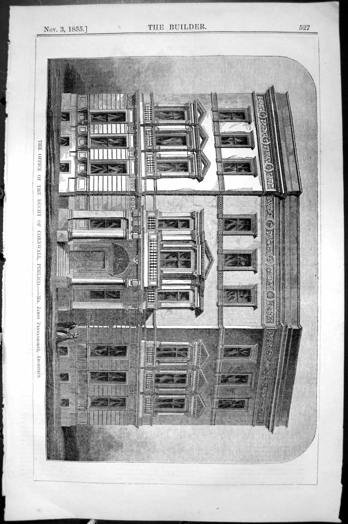 Old Office Duchy Cornwall Pimlico James Pennethorne Architecture 1855 Victorian