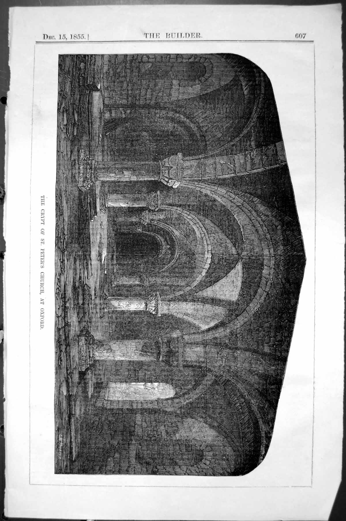 Old Crypt St. Peter'S Church Oxford England Architecture 1855 Builder Victorian