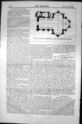Old Plan Episcopal Chapel City London Cemetery Architecture 1856 Buil Victorian