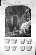 Old St. Alban'S Abbey Church Passage Chapter House Architecture 1856 Victorian