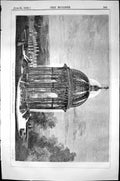 Antique Print Water Bower Crystal Palace Sydenham Architecture 1856 Builder