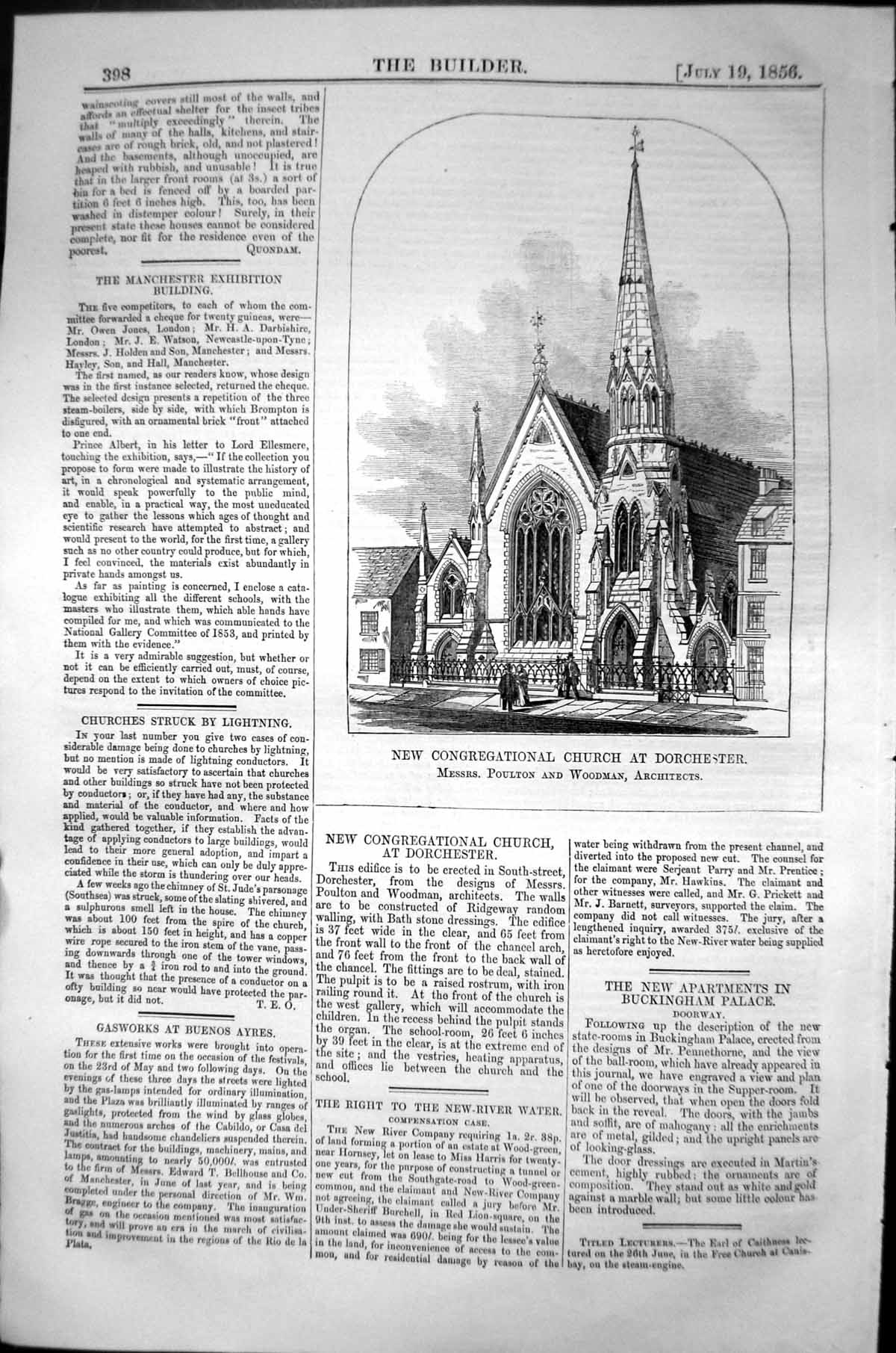 Old Congregational Church Dorchester Poulton Woodman Architecture 185 Victorian