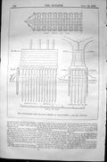 Old Foundation Proposed Bridge Westminster Page Engineer 1856 Builder Victorian