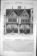 Old Print Houses Rows Chester Mainwaring Penson Architecture 1856 Builder 19th