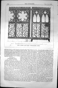 Antique Print Iron Screen Gates Westminster Abbey Architecture 1856 Builder