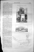 Old Early Water Supple London Conduit Knightsbridge Pall-Mall 1856 Bu Victorian