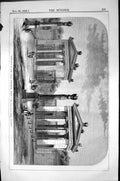 Old Entrance Villa Borghese Rome Luigi Canina Architecture 1856 Build Victorian