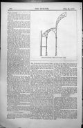 Original Old Antique Print Constructional Section Church St Eugene Paris 1857