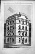 Old Tavistock Chambers Southampton Street Strand Charles Gray Arch1857 19th