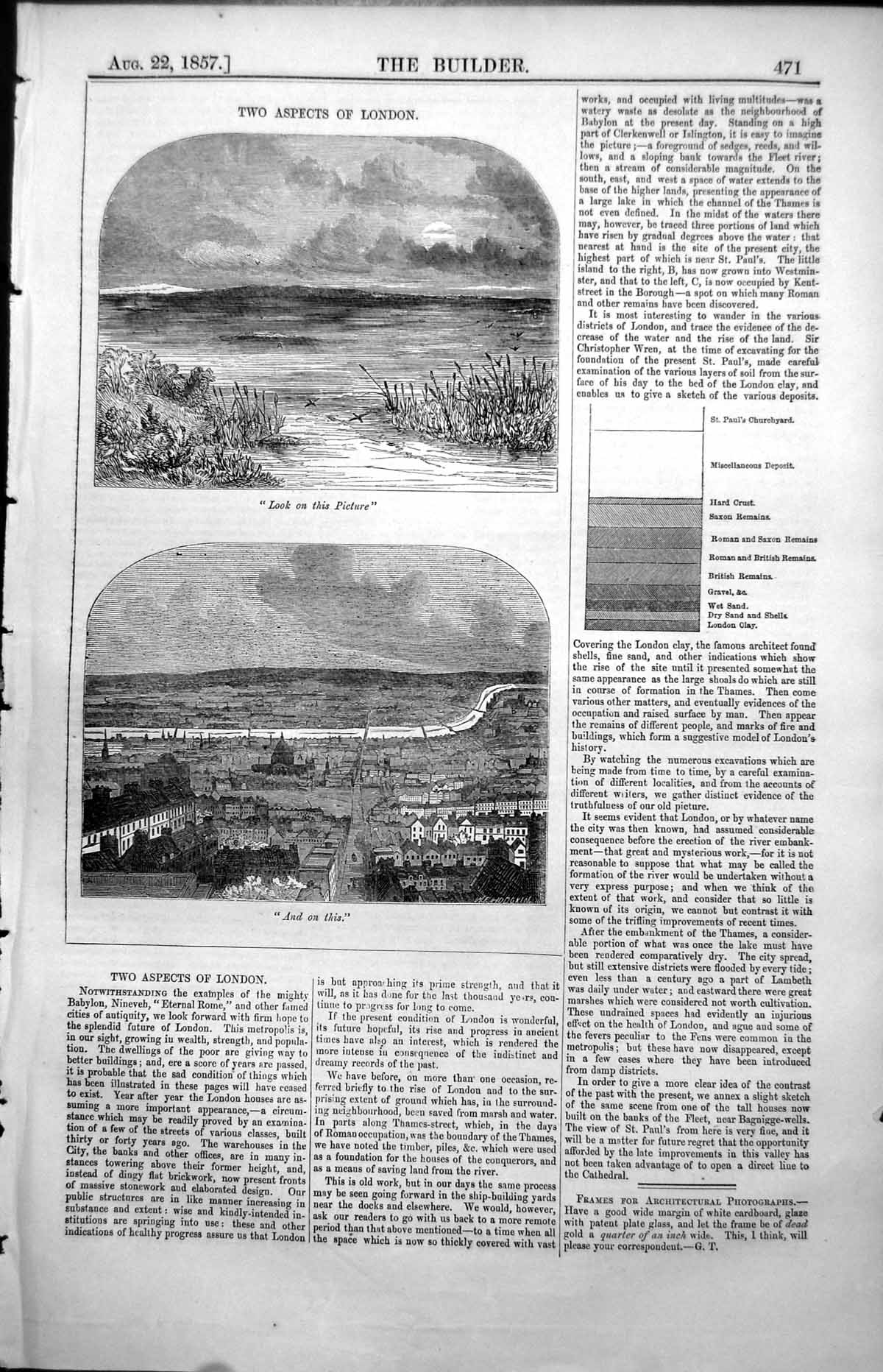 Old Two Aspects London Marsh Water Rise London Better Buildings 1857 Victorian
