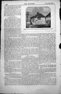 Old Antique Print Remains Ancient Chapel Hermitage Isle Dogs London 1857 19th