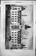 Old Royal Victoria Patriotic Asylum Wandsworth Rhode Hawkins Arch 1857 19th
