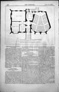 Old Plan Philological School New Road Marylebone Habershon Arch 1857 Victorian