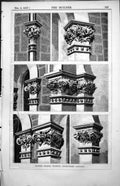 Old Baptist Chapel Preston Sculptured Capitals Hibbert & Rainford 1857 19th