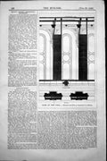 Antique Old Print Bank New York Elevation Plan Suspended Iron Shutters 1858