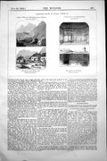 Antique Print Sanitary State Rural Districts Fever Village Shrewsbury 1858 19th