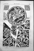 Old Mediaeval Tiles From Chertsey Abbey In Architectural Museum 1858 Victorian