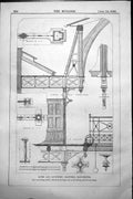 Antique Old Print Baths Laundries Mayfield Manchester Plunge RoGallery 1858