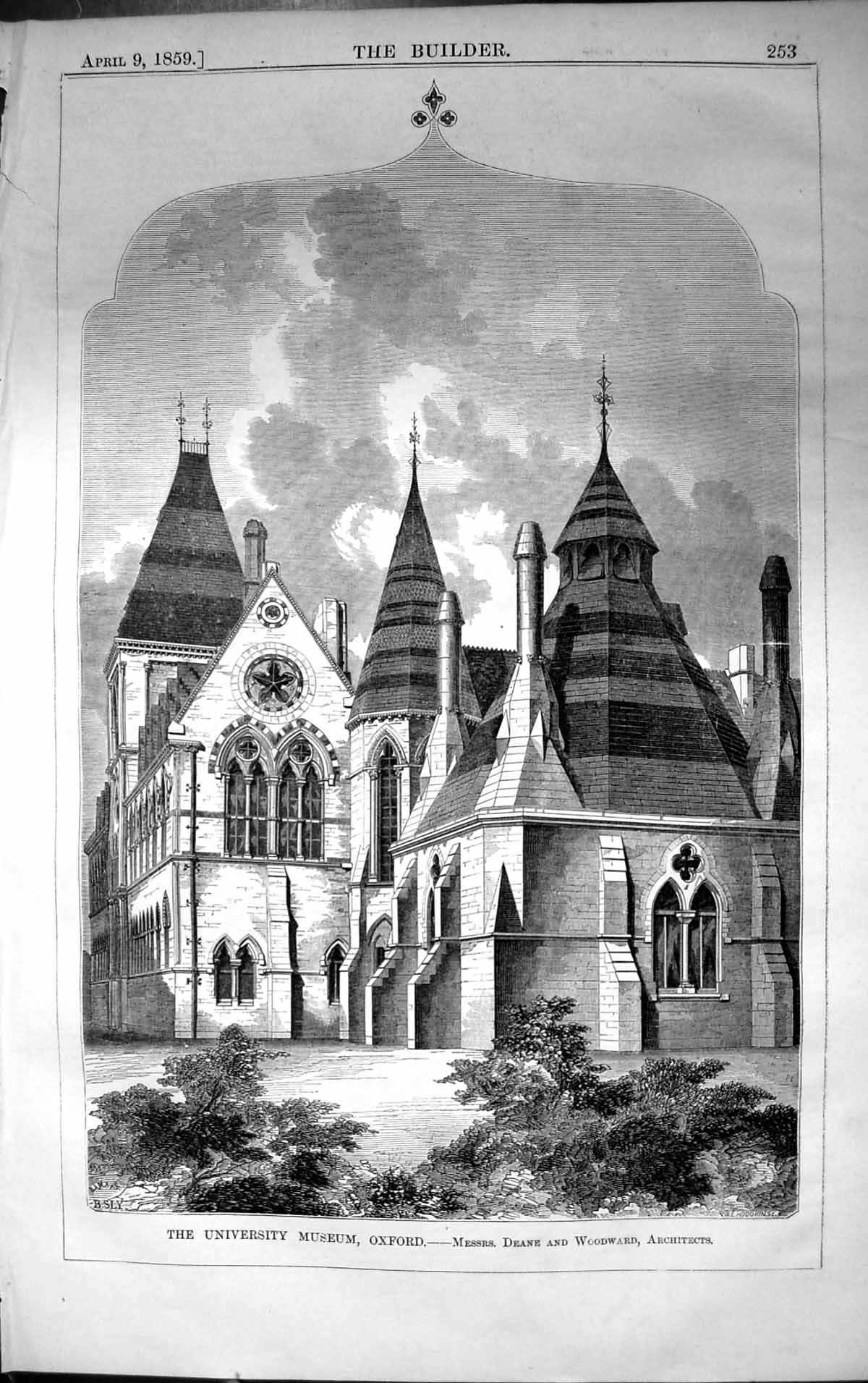 Old University Museum Oxford Deane Woodward Architecture 1859 Builder Victorian