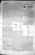 Original Old Antique Print Diagrams Progress Telegraphing 1859 Builder 19th
