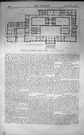 Old Design Plan Proposed Manchester Assize Courts Architecture 1859 B Victorian