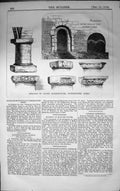 Old Remains Wall Dormitory Saxon Architecture Westminster Abbey 1859 Victorian