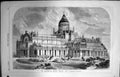 Antique Print Builder 1860 Architecture Amsterdam Crystal Palace Outshoorn 19th