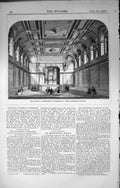 Old Builder 1860 Architecture Assembly Room Proposed Cambridge Guildh Victorian