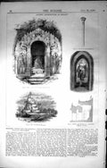 Old Builder 1860 Architecture Ceylon Temple Dambool Sat-Mahal Prasada Victorian