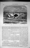 Old Central Park New York Bridge Lake Ramble Vaux Builder 1860 Archit Victorian