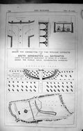 Antique Old Print Subway South Kensington Bayswater Builder 1860 Architecture