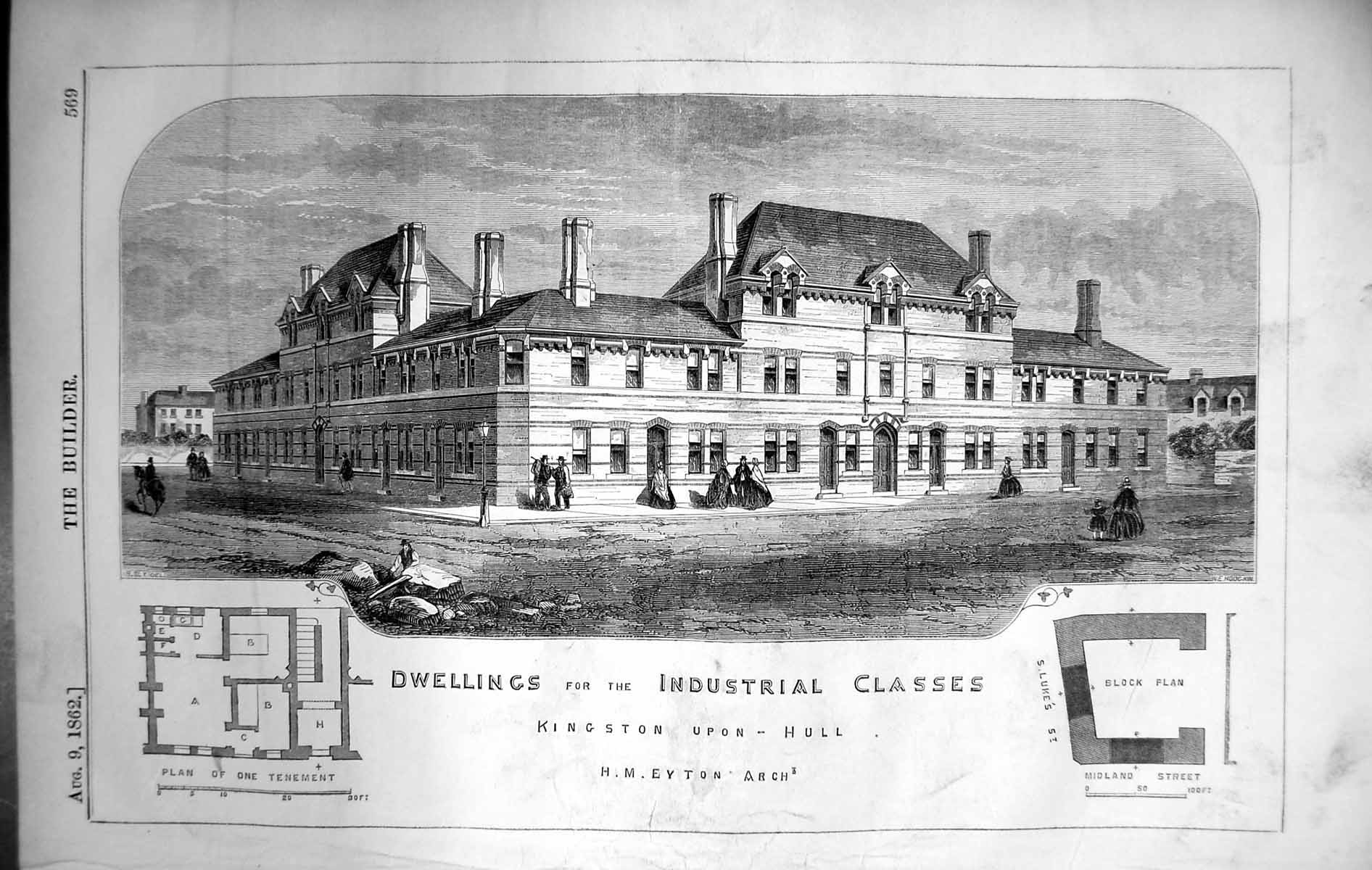 Old Dwellings Industrial Classes Kingston-Upon-Hull Eyton Architectur
