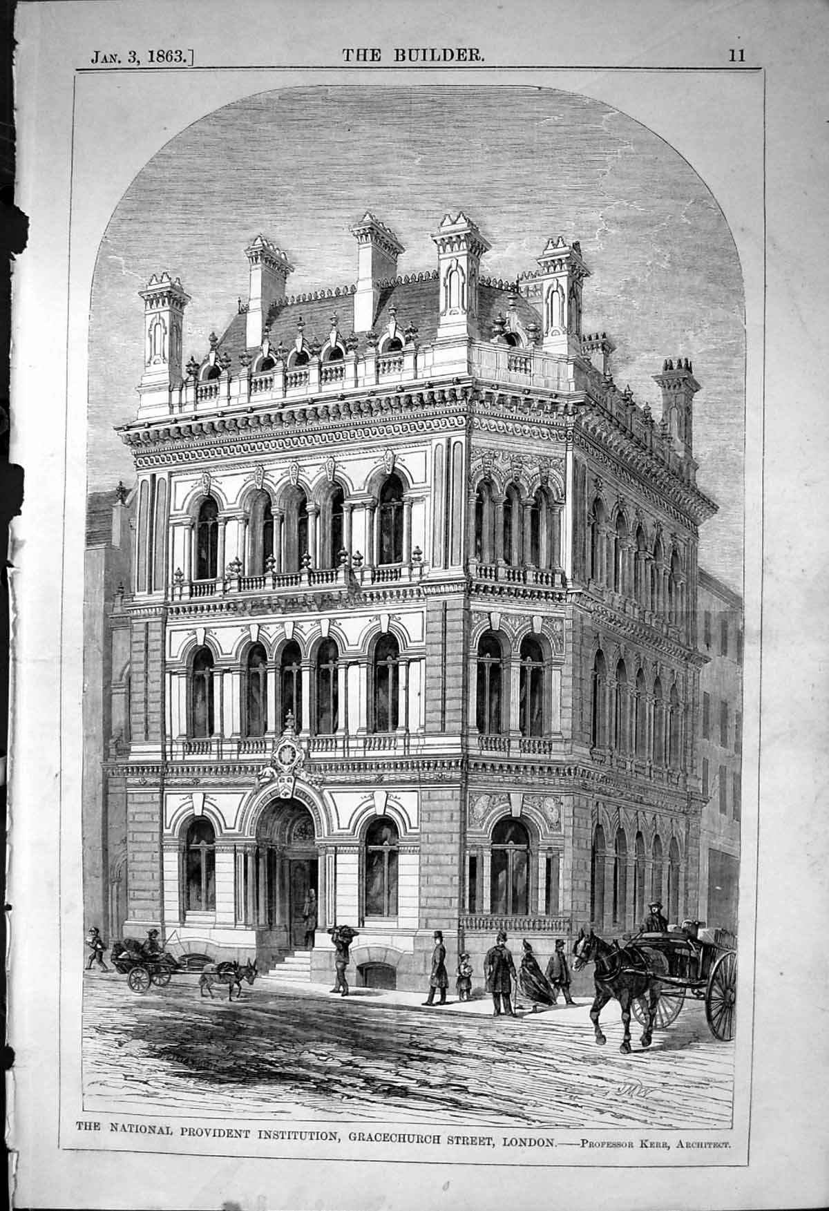 Old National Provident Institution Gracechurch London Kerr Architectu