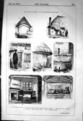 Old Cottage Homes Buckinghamshire Dinton Aylesbury Architecture 1863 Victorian