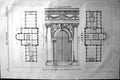 Old 1864 Builder Plan Palace Prince Princess Louis Hesse Architecture Victorian
