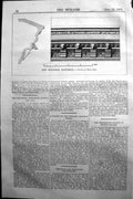 Old Print 1864 Builder Buildings Eastcheap Cornice Terra Cotta Blanchard 19th