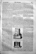Original Old Antique Print 1864 Builder Electric Tell-Tale Clock Time Victorian