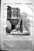 Old 1864 Builder Pulpit Christ Church Deptofrd Newman Billing Seale S Victorian