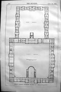 Old 1864 Builder Roman Catholic University Ireland Plan Principal Flo Victorian
