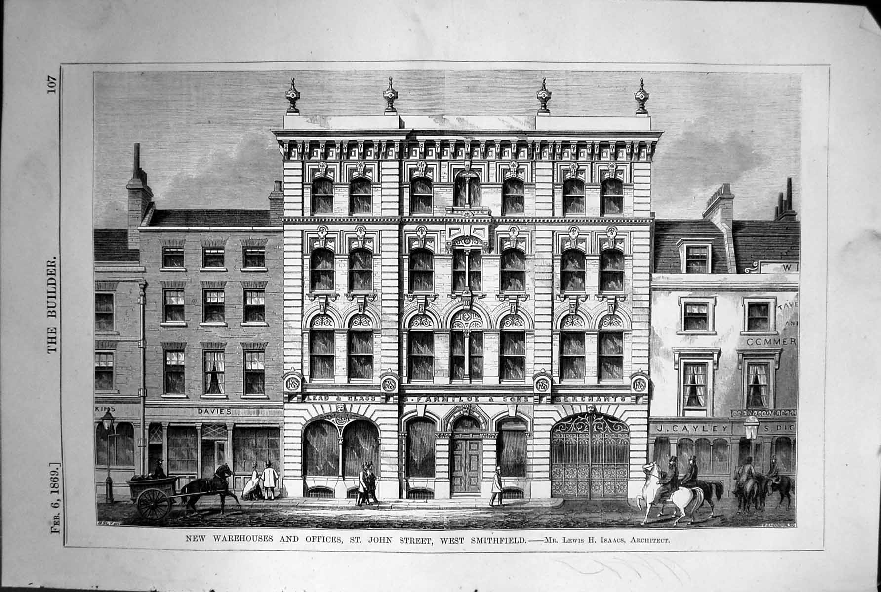 Old Warehouses Offices John Street Smithfield Isaacs Architecture 186 Victorian