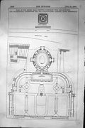 Old Plan Albert Hall International Exhibition Kensington Architecture